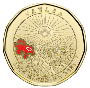 2021 1-dollar - Klondike - Coloured reverse